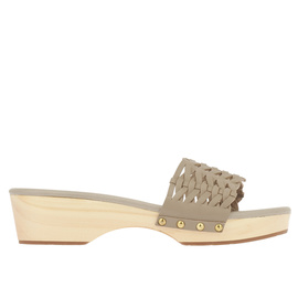 OPEN WOVEN CLOG_CEMENT_40